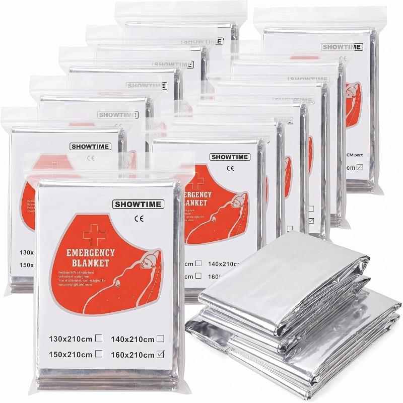 5Pcs Waterproof Reflective The - огляд і ціна Survival Blanket Reflective