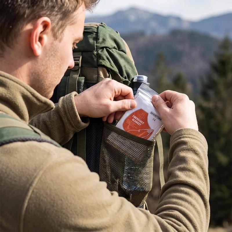 5Pcs Waterproof Reflective The - огляд і ціна Survival Blanket Reflective
