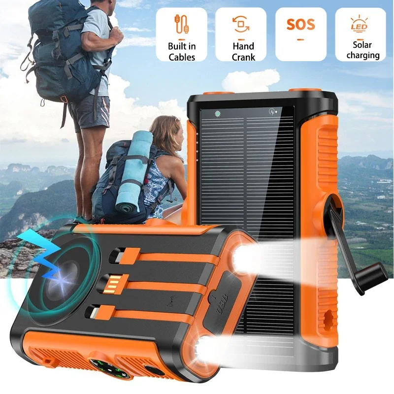 50000mAh Solar Power Bank 22.5 - огляд і ціна Solar Emergency Charger