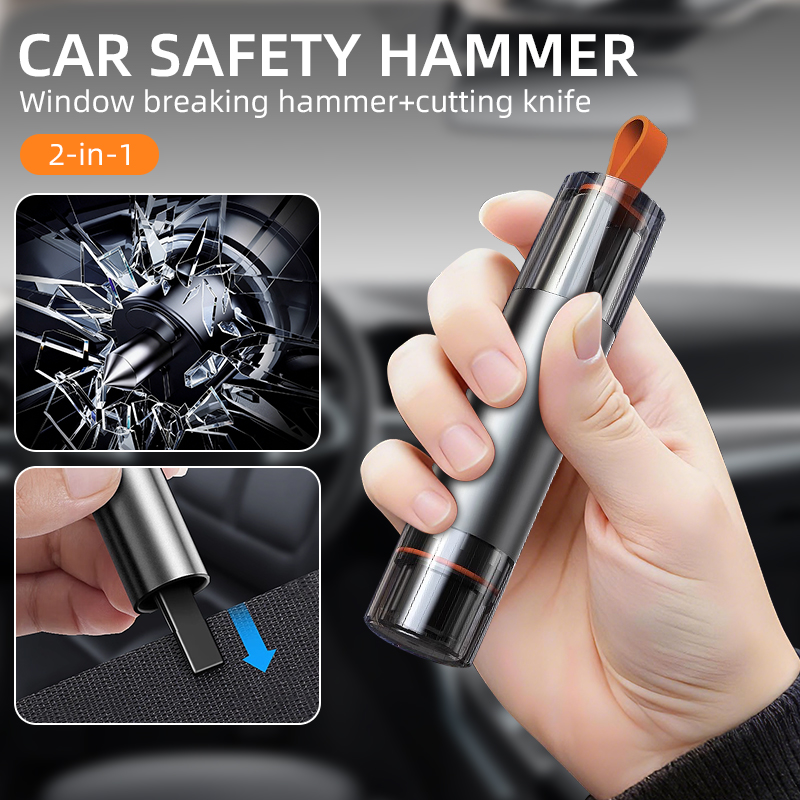 2-in-1 Car Safety Hammer Emerg - огляд і ціна Rescue Rope Throw