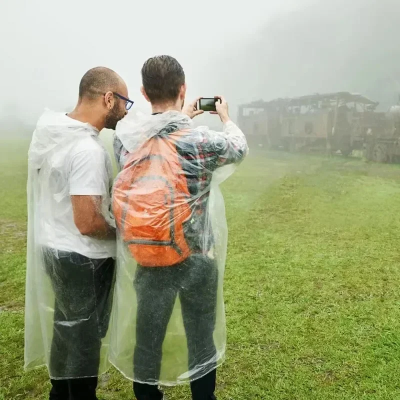 5/10PCS Compact Disposable Rai - огляд і ціна Emergency Poncho Rain
