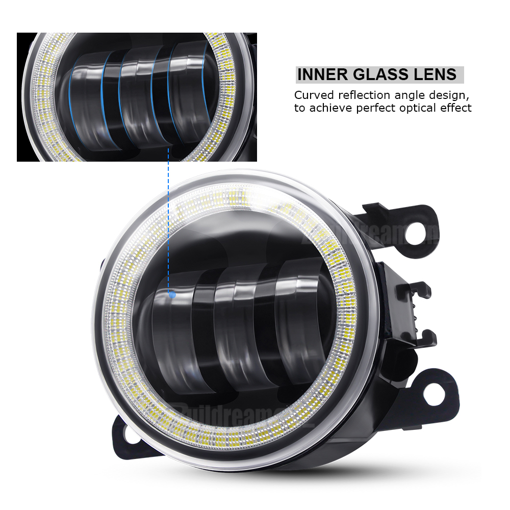 2 Pieces Angel Eye Fog Light F - огляд і ціна Compass Lensatic