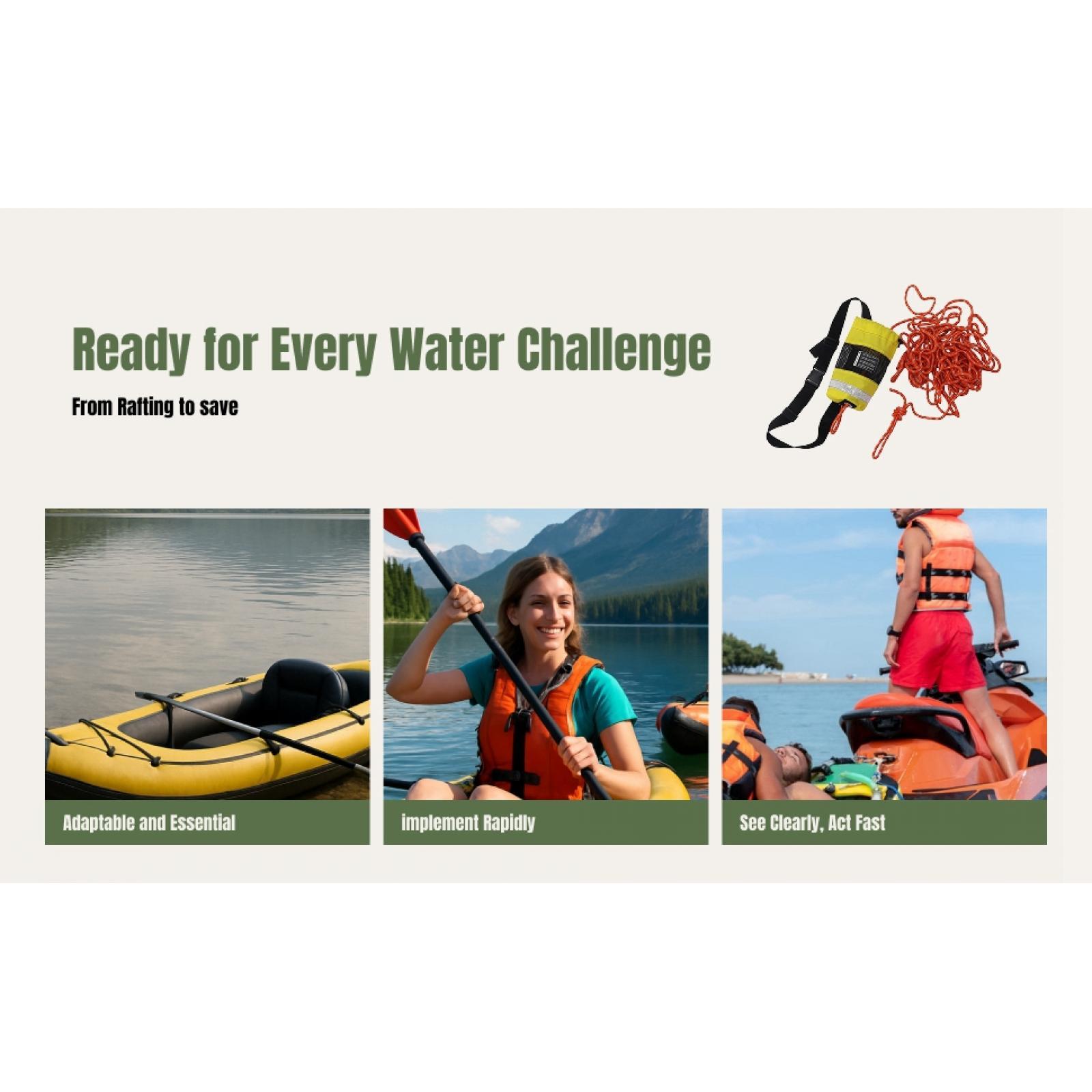 Kayak Throw Rope Bag Water Res - огляд і ціна Rescue Rope Throw