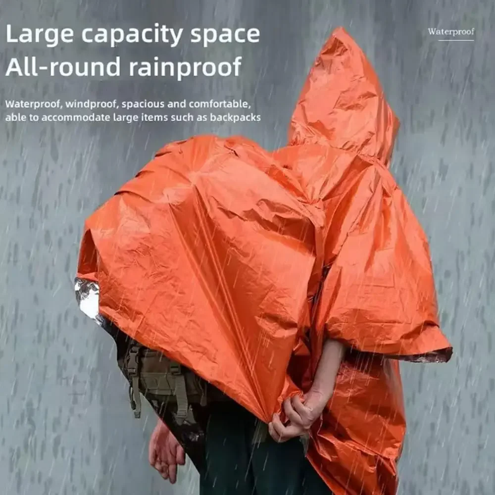 Hooded Emergency Rain Poncho W - огляд і ціна Emergency Poncho Rain